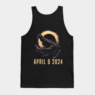 Total Solar Eclipse Crocodile & Sun Totality April 8 2024 Tank Top